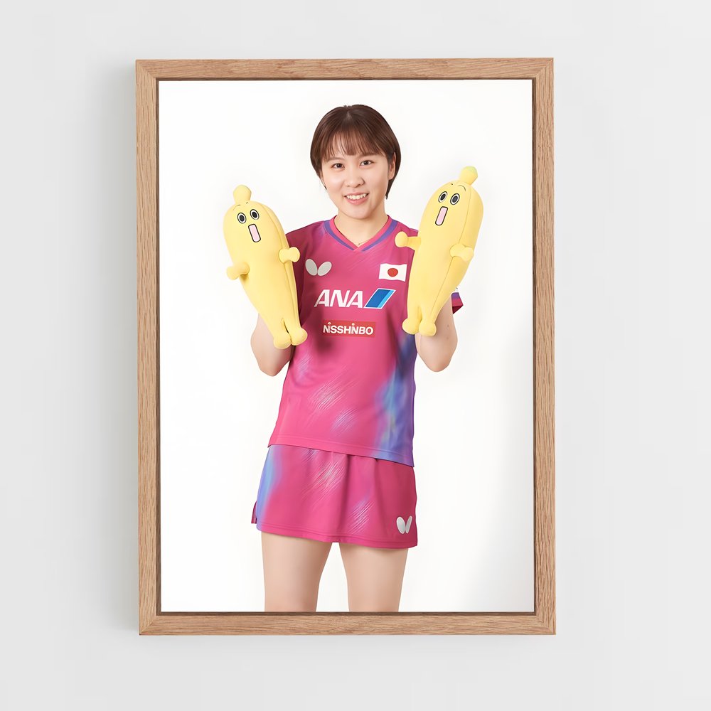 Poster Double Banane – affiche Tennis de table (vue 4)